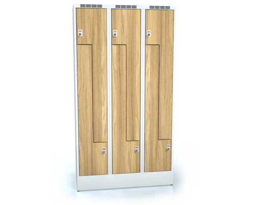 Cloakroom locker Z-shaped doors ALDERA 1920 x 1050 x 500